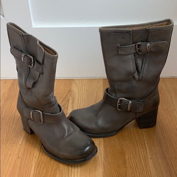 Bed Stu Victoria Boot - tan and grey - size 6 - Picture 4 of 6